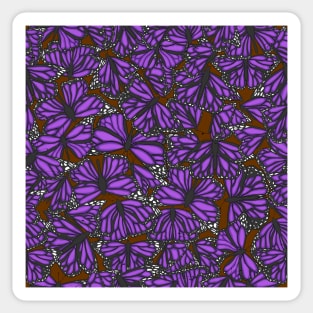 Purple Butterflies Sticker